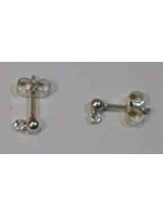 Silver bead/post/ring stud Silver bead/post/ring stud