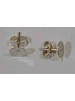 Silver post 7mm plate Silver post 7mm plate