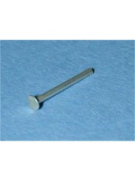 Silver post with small pad Silver post with small pad