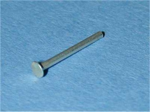 Silver post with small pad